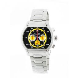 Dash Chronograph Black Dial Stainless Steel Mens Watch