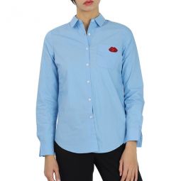 Essentiel Ladies Light Blue Paksoi Long Sleeved Shirt, Brand Size 34 (US Size 0)