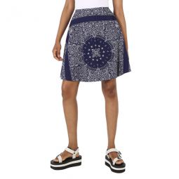 Paisley Knee Length Skirt, Brand Size 36 (US Size 4)