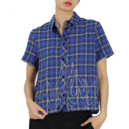 Ladies T-Shirt Blue Chuck Crepe Blue, Brand Size 1