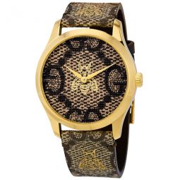 G-Timeless GG Supreme Canvas Dial Unisex Watch