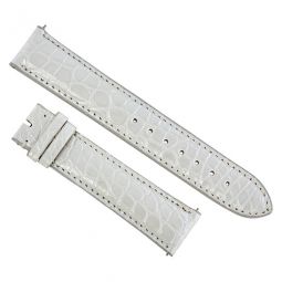 20 MM Metallic Pearl Oyster Alligator Leather Strap