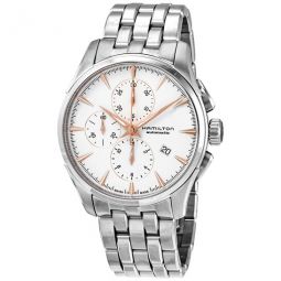 Jazzmaster Chronograph Automatic Silver Dial Mens Watch