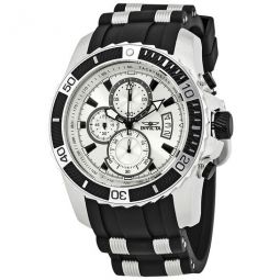 Pro Dilver Chronograph Silver Dail Mens Watch