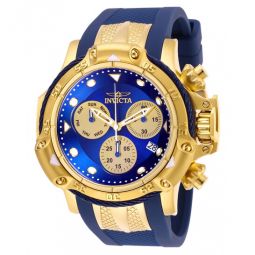Subaqua Chronograph Date Day Blue Dial Mens Watch