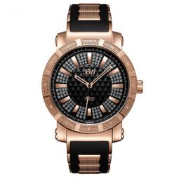 Mens 562 0.12 ctw Diamond 18kt Gold-plated Watch