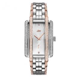Mink Silver Dial Two-tone Ladies Watch