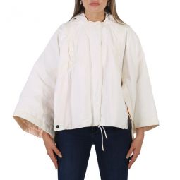 White Cape Quilted Puffer Jacket, Brand Size 1 (Small)