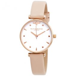 Queen Bee White Dial Ladies Watch
