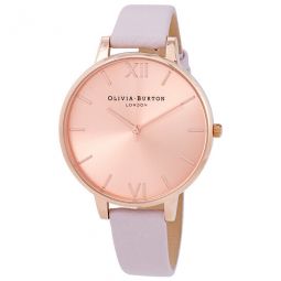 Sunray Rose Gold Dial Ladies Watch