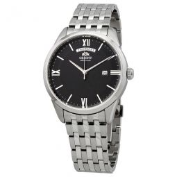 Contemporary Automatic Black Dial Mens Watch