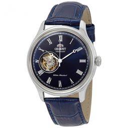 Open Heart Automatic Blue Dial Mens Watch