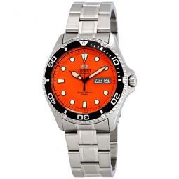 Ray Raven II Automatic Orange Dial Mens Watch