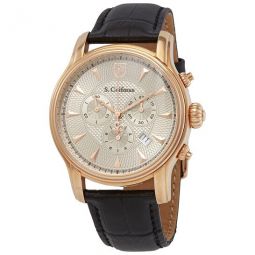 Chronograph Silver Dial Mens Watch