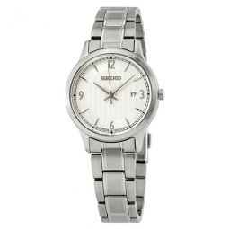 Classic Silver Dial Ladies Watch