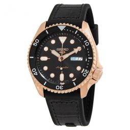 5 sports Automatic Black Dial Mens Watch