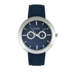 The 6100 Blue Dial Blue Polyurethane Watch