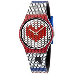 Amaglia Red and White Dial Ladies Watch