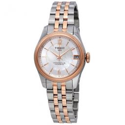 Ballade Automatic Chronometer White Mother of Pearl Dial Ladies Watch