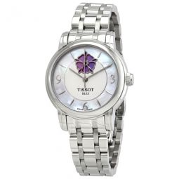 Lady Heart Automatic White Mother of Pearl Dial Ladies Watch