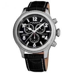 Akribos Ultimate Chronograph Stainless Steel Mens Watch