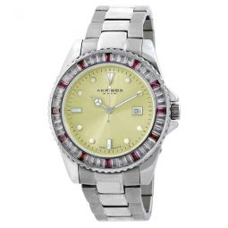 Champagne Dial Stainless Steel Unisex Watch