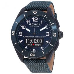 AlpinerX Chronograph Quartz Analog-Digital Black Dial Mens Smart Watch