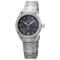 Comtesse Diamond Black Mother of Pearl Dial Ladies Watch