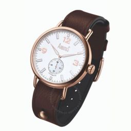 5th Ave White Dial Mens Watch
