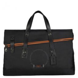 Velocity Black, Orange Unisex Duffle Bag