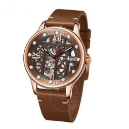 Wall Street Automatic Brown Dial Mens Watch