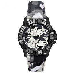 Classic Quartz Crystal Black, Grey and White Dial Mens Watch