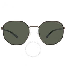 Green Geometric Mens Sunglasses