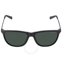 Grey green Square Mens Sunglasses