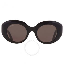 Gray Oval Ladies Sunglasses