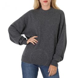 Ladies Anthracite Logo Embroidered Sweater, Size Medium