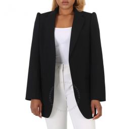 Ladies Black Suspended Shoulder Jacket, Brand Size 36 (US Size 2)