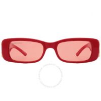 Red Rectangular Ladies Sunglasses