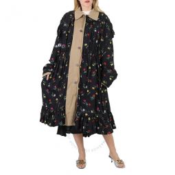 Reversible Twill And Gabardine Trench Coat, Brand Size 36 (US Size 2)