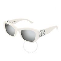 Silver Rectangular Ladies Sunglasses