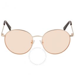 Pink Round Unisex Sunglasses