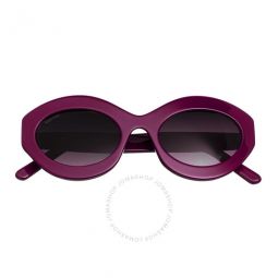 Ladies Pink Oval Sunglasses