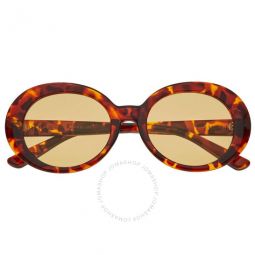 Ladies Tortoise Oval Sunglasses