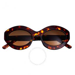 Ladies Tortoise Oval Sunglasses