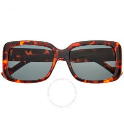 Ladies Tortoise Rectangular Sunglasses