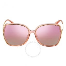 Arissa Polarized Pink Butterfly Ladies Sunglasses BL6076 D30