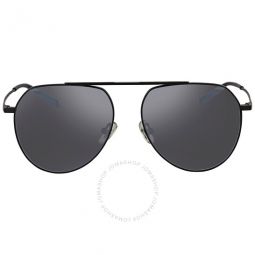 Jared Mirror Black Pilot Ladies Sunglasses