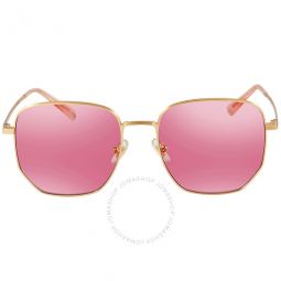 Manhattan Pink Square Unisex Sunglasses