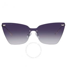 Nikky Junior Grey Gradient Cat Eye Girls Sunglasses BK7007 A90