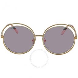 Pink Mirror Round Ladies Sunglasses